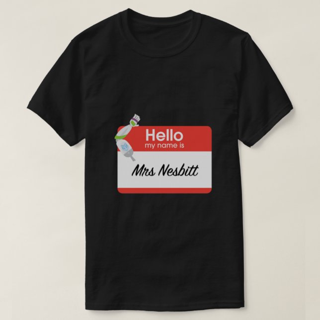 T-shirt Je suis Mme Nesbitt ! Classique (Design devant)