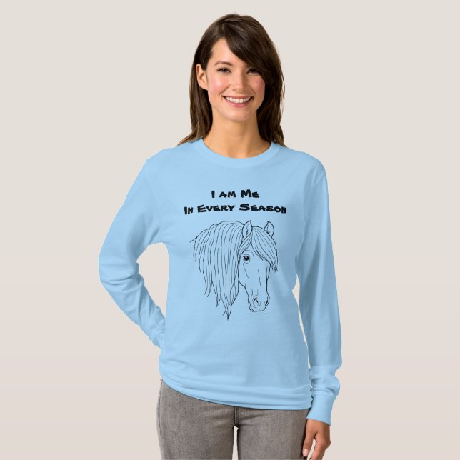 T-shirt Je suis moi en toute saison (Devant entier)