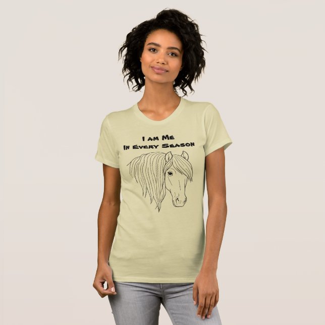 T-shirt Je suis moi en toute saison (Devant entier)