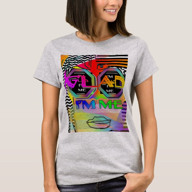 T-shirt Je Suis Moi Heureux (Devant)