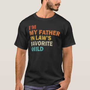 T-shirt Je suis Mon Père Dans la loi le père de famille de