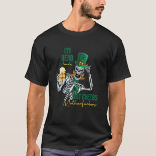 T-shirt Je suis mort à l'intérieur, mais applaudisse drôle