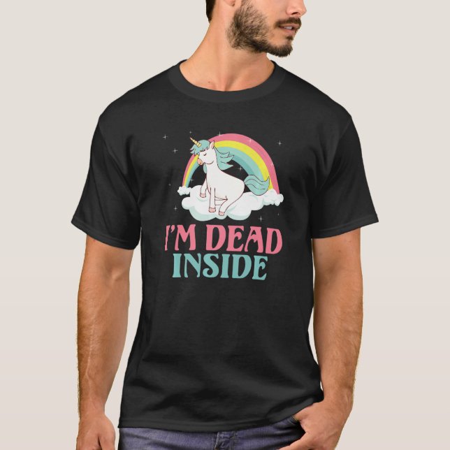 T-shirt Je suis mort dans l'Einhorn (Devant)