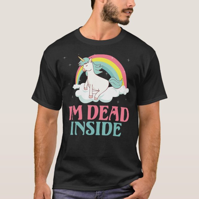 T-shirt Je suis mort dans l'Einhorn (Devant)