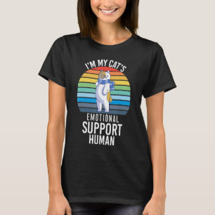 T-shirt Je suis My Cat's Emotional Support Human