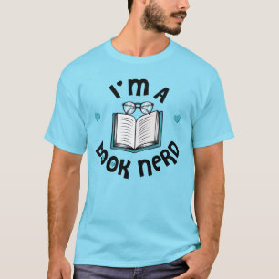 T-shirt Je suis Nerd de livre