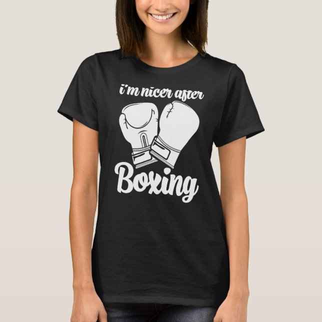 T-shirt Je suis Nice après le jeu de boxe femmes Boxing Sp (Devant)