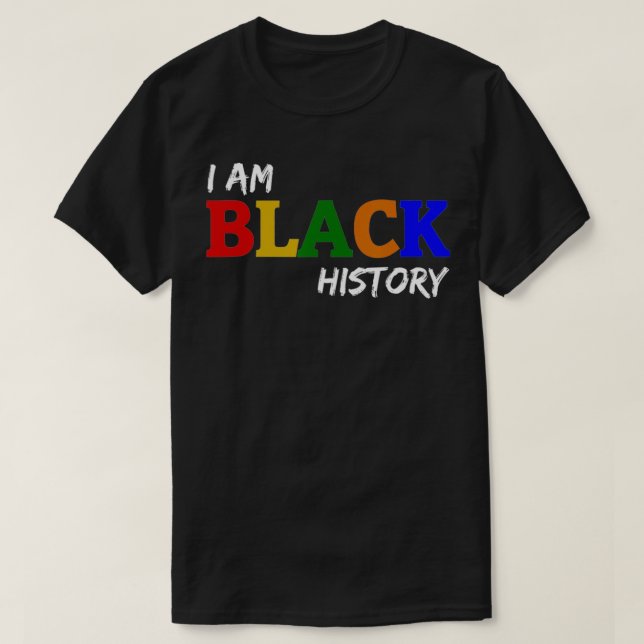 T-shirt Je suis Noir (Design devant)