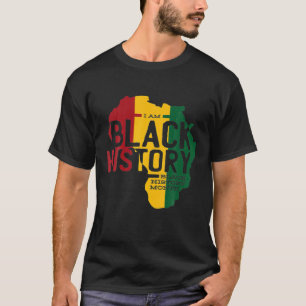 T-shirt Je Suis Noir Histoire Africaine Américaine Black P