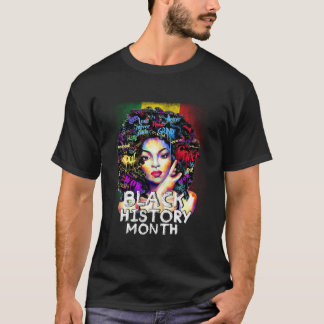 T-shirt Je suis Noir Histoire Africaine Américaine Melanin