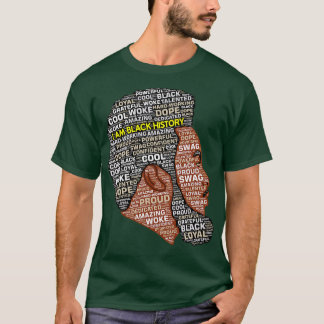 T-shirt Je suis Noir Histoire Homme Noir
