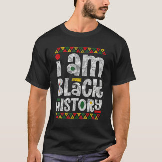 T-shirt Je Suis Noir Histoire Mois Afrique Amérique