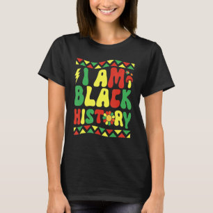 T-shirt Je Suis Noir Histoire Super Mois Africain Am