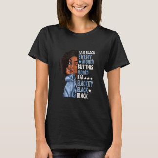 T-shirt Je suis Noir tous les mois mais ce mois-ci je suis