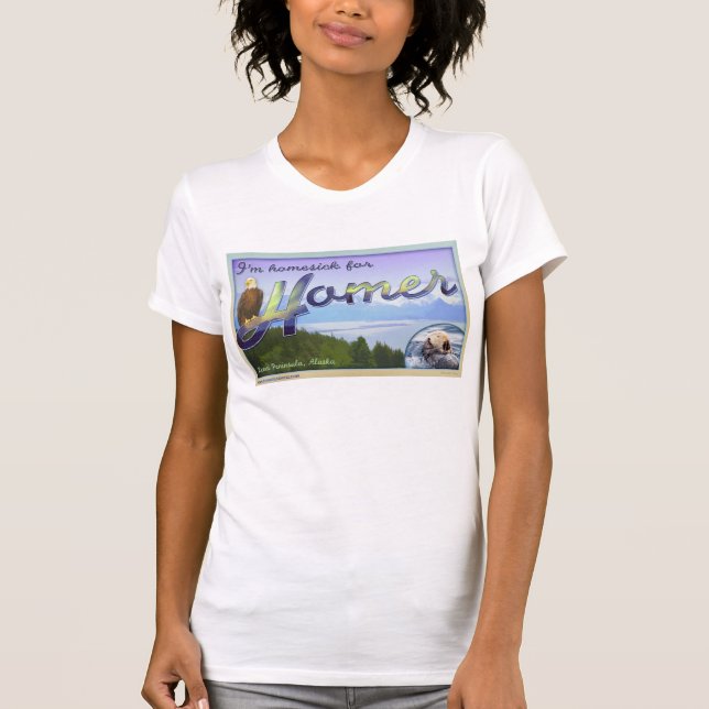 T-shirt Je suis nostalgique pour Homer (Devant)
