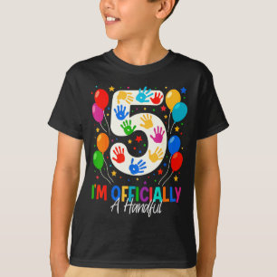 T-shirt Je Suis Officiellement Un Petit Diable Cinq 5ème A