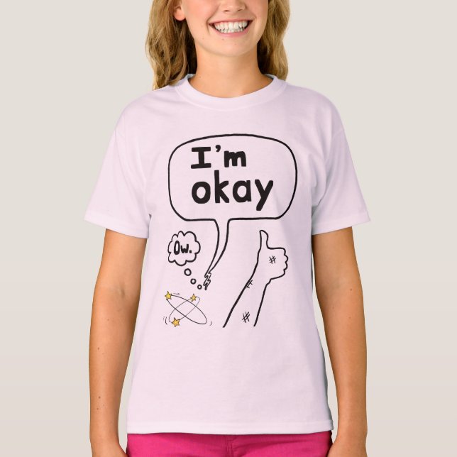 T-shirt Je suis OK Thumbs Up (Devant)