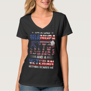 T-shirt Je suis papa grand-père et un vétéran fier de nous