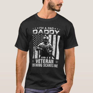T-shirt Je suis papa papa papa Vétérinaire Rien ne me fait