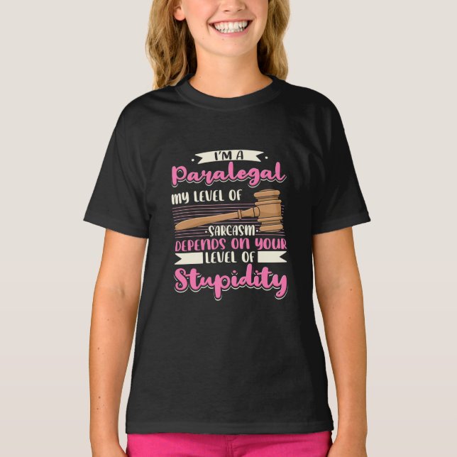 T-shirt Je Suis Parajuridique (Devant)