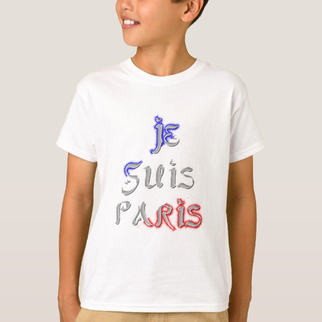 T-shirt Je Suis Paris Art Print (Devant)