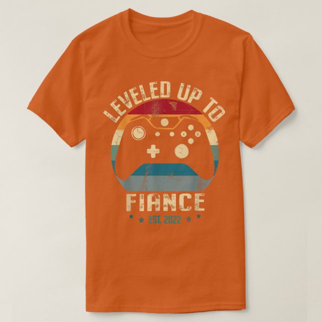 T-shirt Je suis passé à Fiance est  (Design devant)