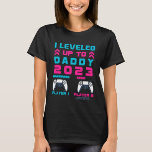 T-shirt Je suis passé au rang de papa 2023 Joueur bientôt