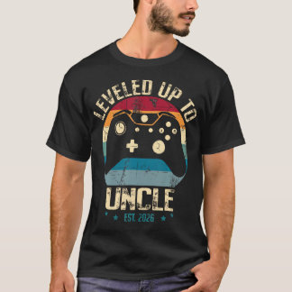T-shirt Je suis passé au rang d'oncle 2026 promu pour la p