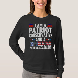T-shirt Je Suis Patriote Conservateur Et Républicain Rien
