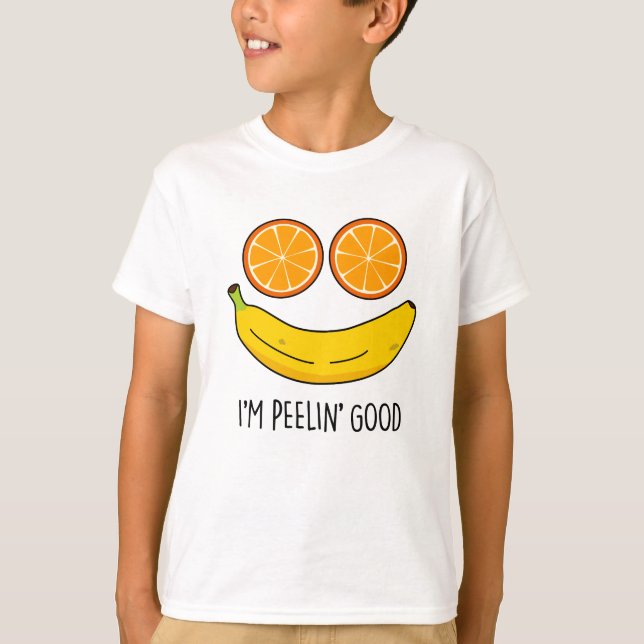 T-shirt Je suis Peelin Bon Amusant Fruit Pun (Devant)