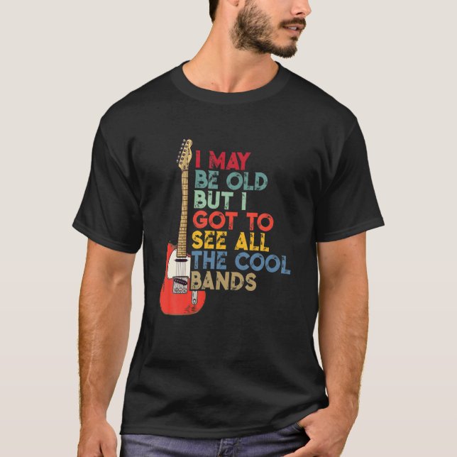 T-shirt Je Suis Peut-Être Vieille Mais Je Dois Voir Toutes (Devant)