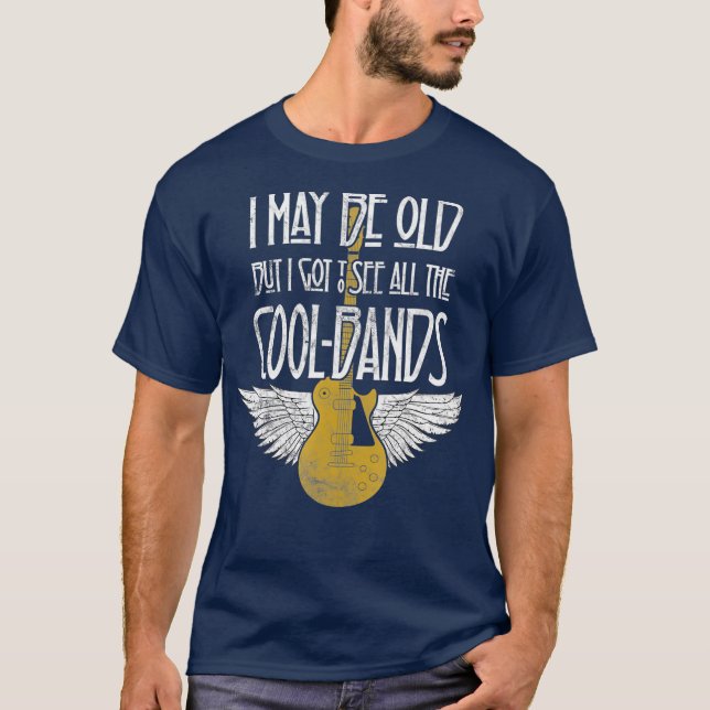 T-shirt Je Suis Peut-Être Vieille Mais Je Dois Voir Toutes (Devant)