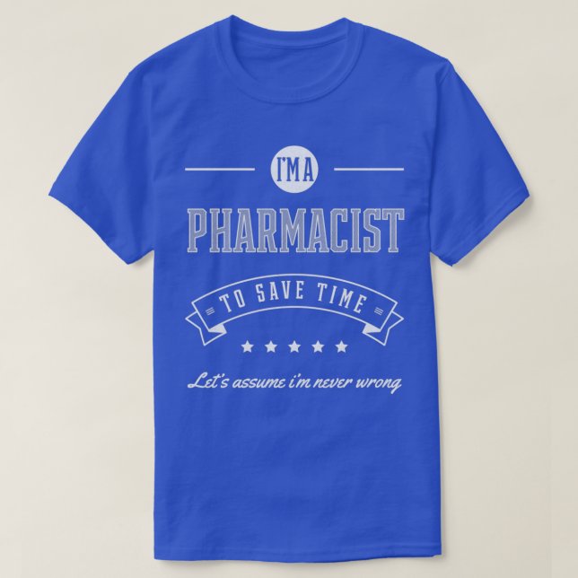 T-shirt Je suis Pharmacien Pharmacien Offre d'emploi Drôle (Design devant)