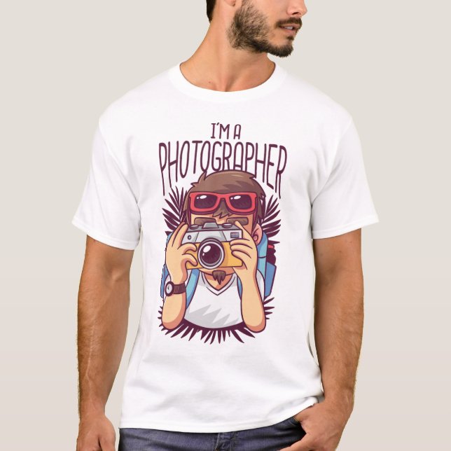 T-shirt Je suis photographe (Devant)