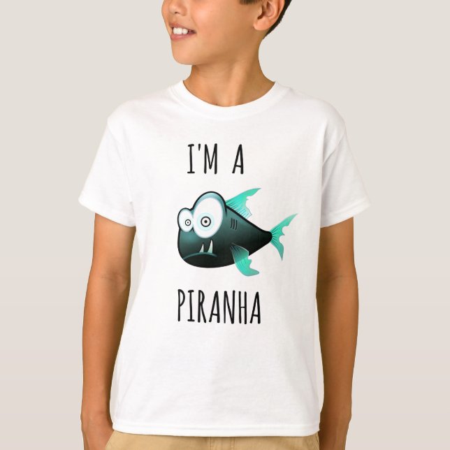 T-shirt Je suis PIRANHA (Devant)