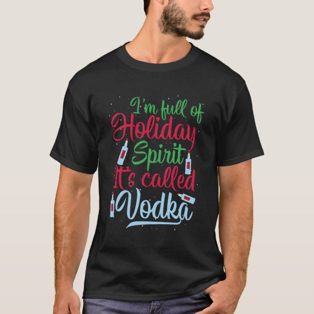 T-shirt Je Suis Plein D'Esprit De Vacances Il S'Appelle Vo (Devant)