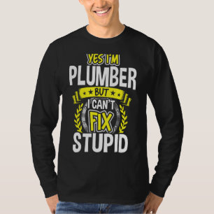 T-shirt Je suis Plumber