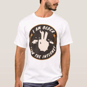 T-shirt Je suis plus âgé qu'Internet