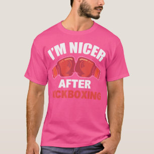 T-shirt Je Suis Plus Sympa Après Kickboxing Instructor Kic