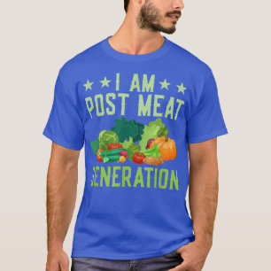 T-shirt Je Suis Post Production De Viande Drôle Veganisme