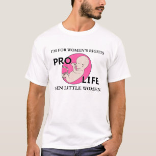 T-shirt Je suis pour de petites femmes de droits de la