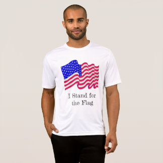 T-shirt Je suis pour la chemise du drapeau