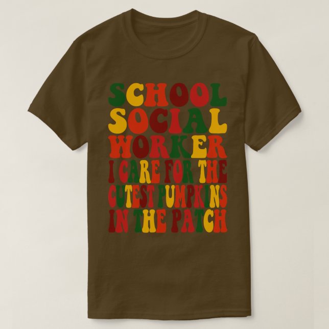 T-shirt Je suis pour les Citrouilles les plus Cutest dans  (Design devant)