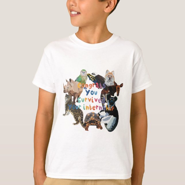 T-shirt Je suis pour stagiaire (Devant)