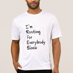 T-shirt Je suis pour tout le monde noir