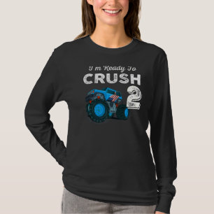 T-shirt Je suis prêt à écraser 2 Camion Monster 2e anniver