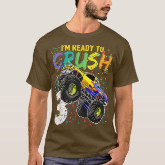 T-shirt Je suis prêt à écraser 3 Camion Monster 3e anniver