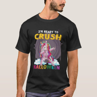 T-shirt Je suis prêt à écraser Halloween Pinky Mummy Unico
