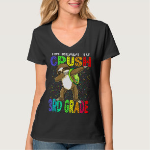T-shirt Je suis prêt à écraser la 3ème classe Sloth T