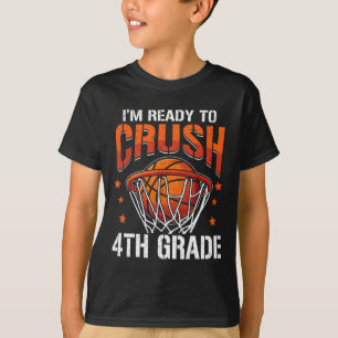 T-shirt Je suis prêt à écraser la 4e année Sketll Ck pour